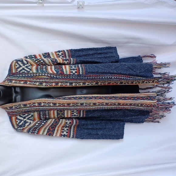 Adora Southwest Cardigan S/M, 20" PTP, 33" L - Picture 1 of 7